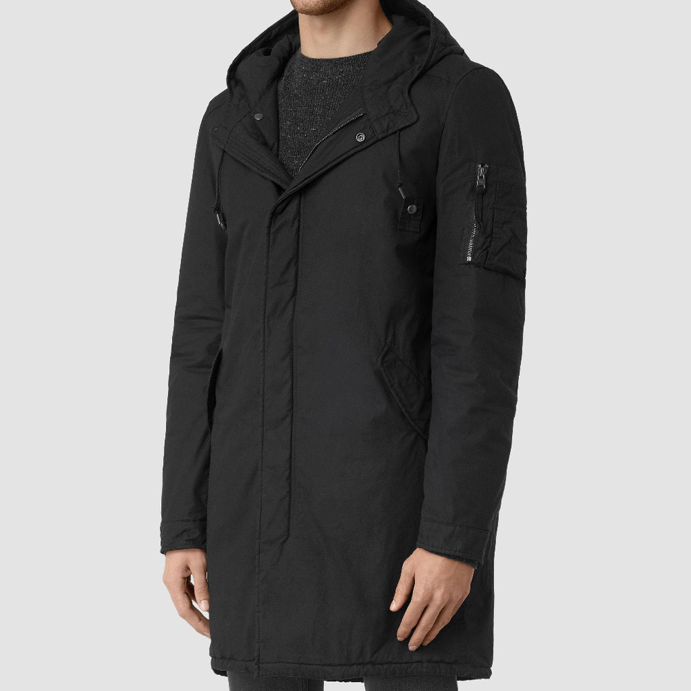ALLSAINTS LEYDEN PARKA JACKET XL XXL - Picture 2 of 5